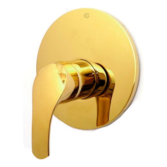 Monocontrol Ducha Negro Noruega Gold Vintage
