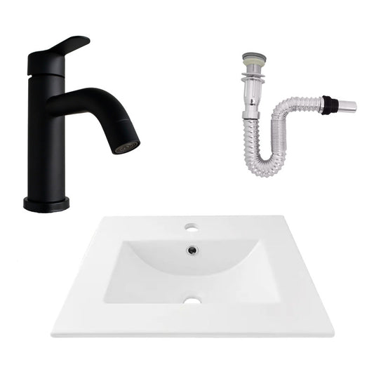 Kit Placa Lavamanos 51*40cm+griferia Monocontrol+push Flex26