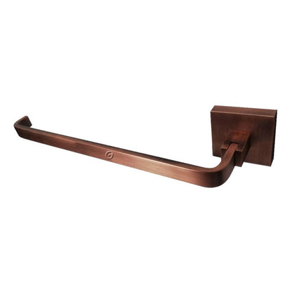 Toallero Tipo Barra Horizontal Cobre Antiguo