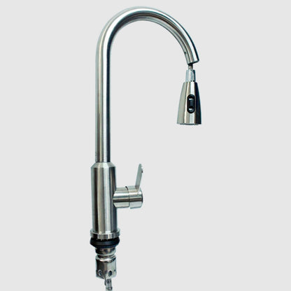 Grifería Llave Monocontrol Lavaplatos Cromada