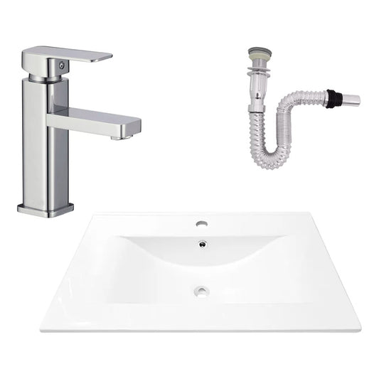 Kit Placa Lavam. 71*46.5cm+griferia Monocontrol+push Flex27