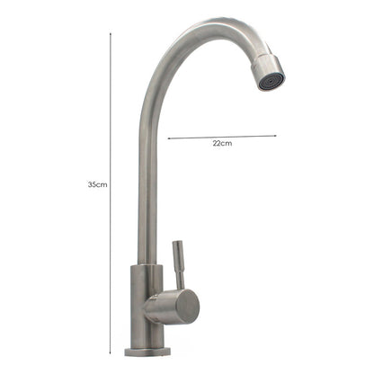 Llave Lavaplatos Acero Inoxidable Agua Fria