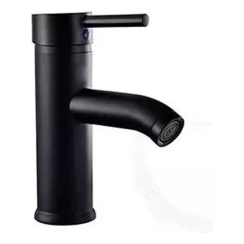 Monocontrol Lavamanos Negro Bajo
