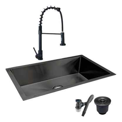 Combo Lavaplatos 100*45cm+griferia Lvp Extraible+ Accesorios