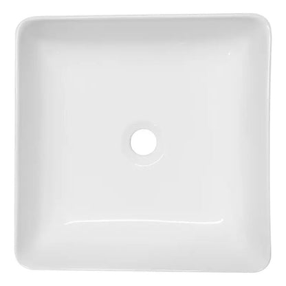 Lavamanos Sobreponer Blanco Cuadrado 38,5*38,5*14cm