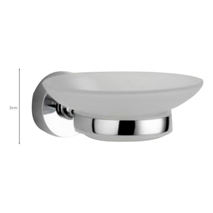 Jabonera Para Baño Cromada