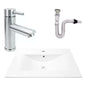 Kit Placa Lavam. 71*46.5cm+griferia Monocontrol+push Flex17
