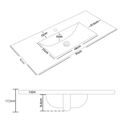 Kit Placa Lavaman.91*46.5cm+griferia Monocontrol+push Flex4