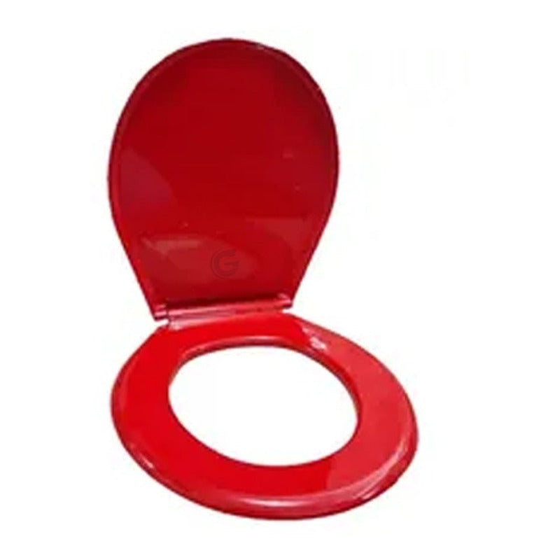 Kit Asiento Sanitario Rojo + Tapa Happy