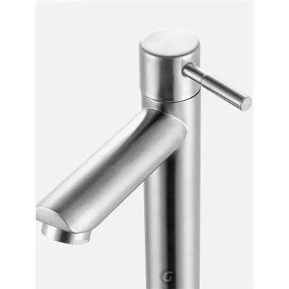 Griferia Llave Lavamanos Baja Acero Inoxidable