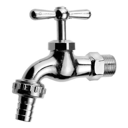 Llave De Jardin Metalica Con Racor De 1/2