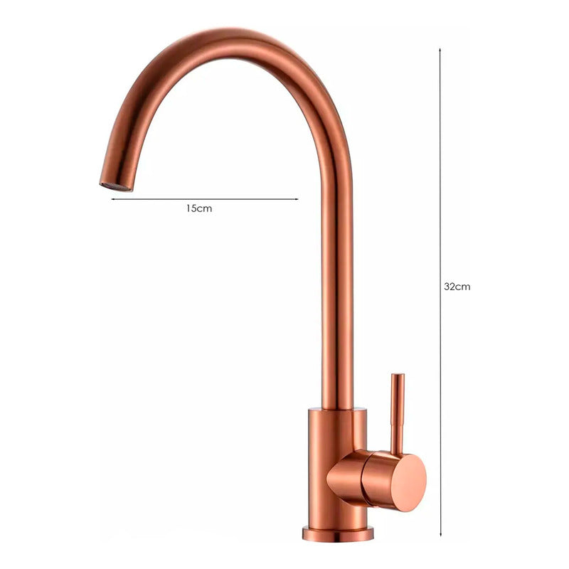 Combo Lavaplatos 51*45cm+griferia Lvp Rose Cepillado+acc