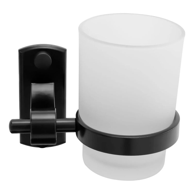 Portavaso Base Rectangular Negra