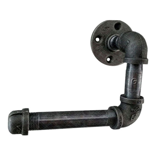 Lujoso Porta Rollo Industrial Níquel Antiguo