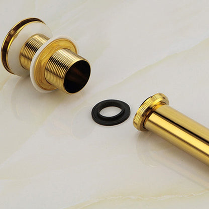 Desagüe De Push Lavamanos Dorado