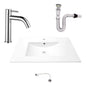 Kit Placa Lavam. 81*46.5cm+griferia Agua Fria+push Flex.13