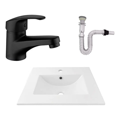 Kit Placa Lavamanos 51*40cm+griferia Monocontrol+push Flex29