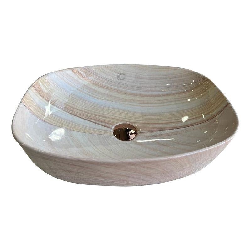 Lavamanos Rectangular Marmol Brillante