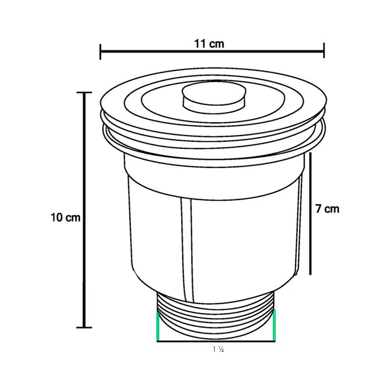 Canastilla De Lavaplatos Plateada En Acero