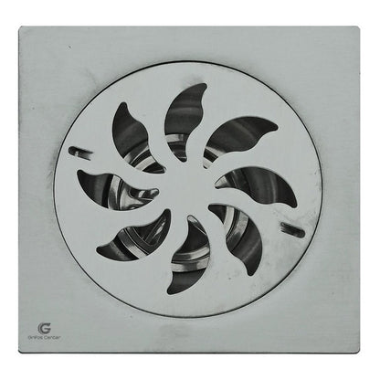 Rejilla De Piso Cuadrada 10cm En Acero