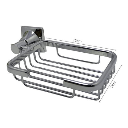 Jabonera Para Baño Pesada Cromada