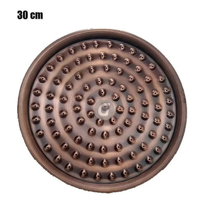 Ducha 30cm Cobre Antiguo Con Registro Ducha -vitage