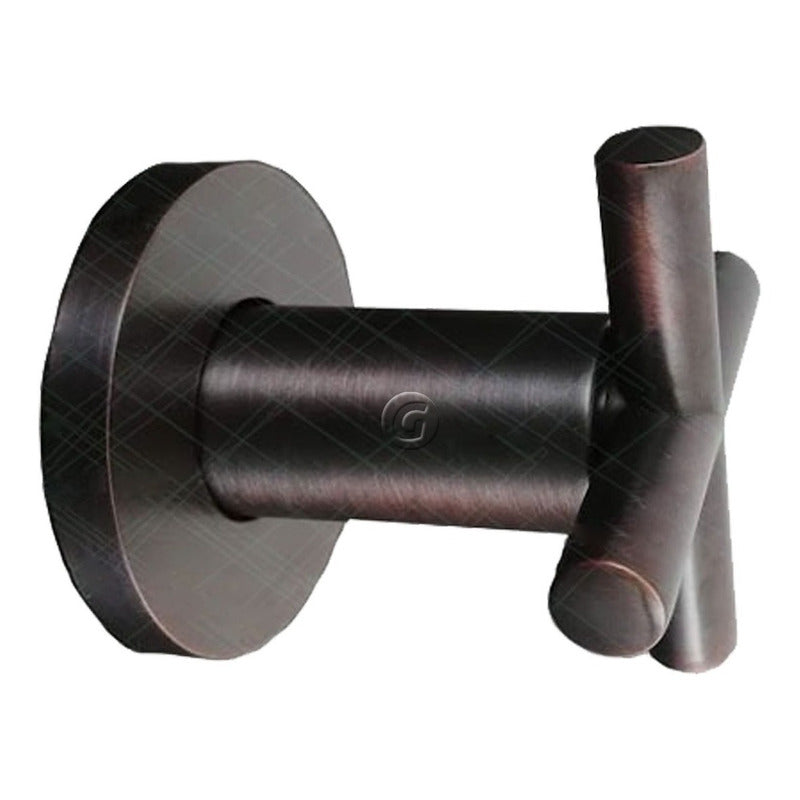 Registro Tipo Cruceta Para Ducha Cobre Oscuro