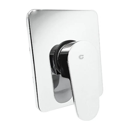 Griferia Monocontrol Ducha Cuadrada Cromada