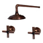 Mezclador Ducha Vintage Cobre Antiguo + Ducha