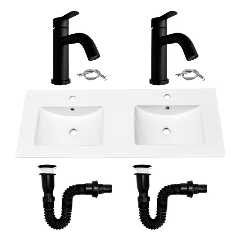 Combo Placa Doble Lavaman.121cm+grif.monocontrol+push Negr6
