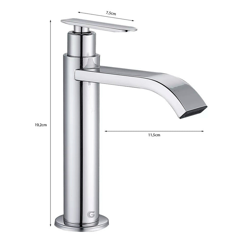 Kit Placa Lavamanos 101*46.5cm+griferia Agua Fria+push Flex1