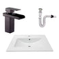 Kit Placa Lavamanos 61*40cm+griferia Monocontrol+push Flex9