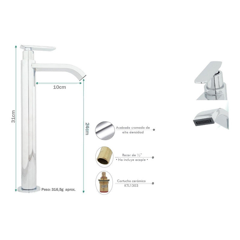 Llave Lavamanos Alta Sevilla