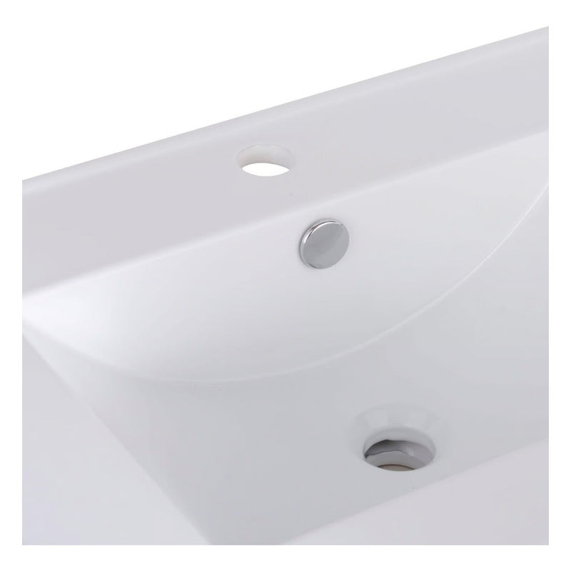 Placa Lavamanos En Porcelana  De Empotrar 61x46,5x17,5cm