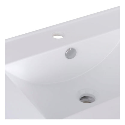 Placa Lavamanos En Porcelana  De Empotrar 61x46,5x17,5cm