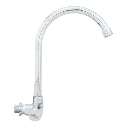 Grifería De Pared Agua Fría Cuello Ganso Koala
