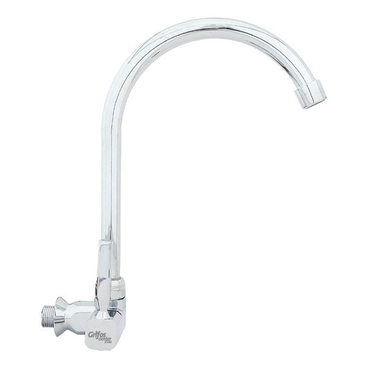 Grifería De Pared Agua Fría Cuello Ganso Koala