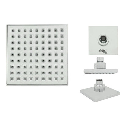 Ducha Cuadrada Plástica 4puLG