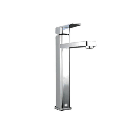 Griferia Monocontrol Cuadrado Poste Alto Cuello Largo