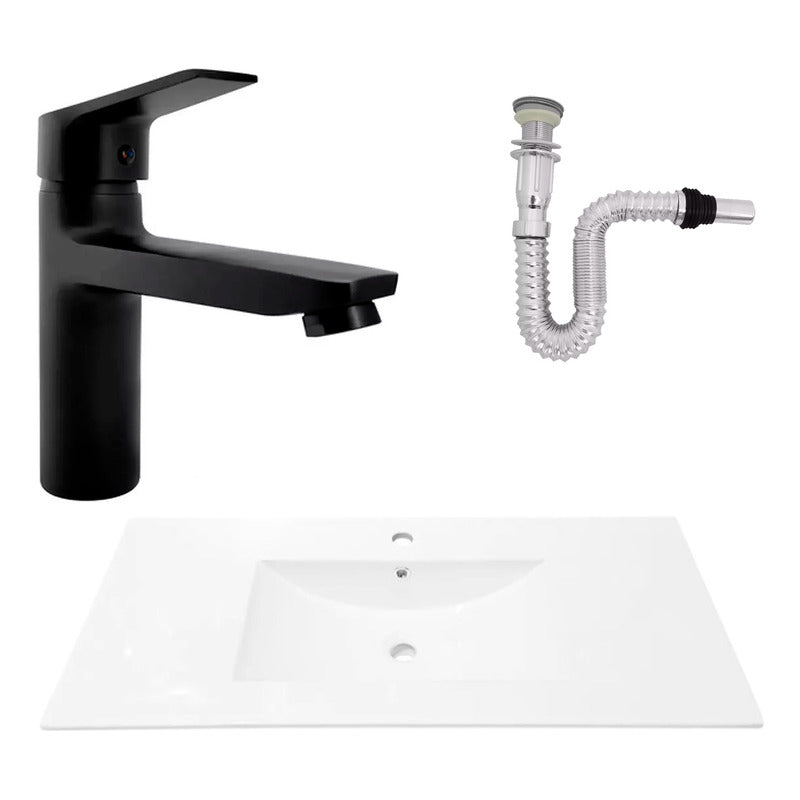 Kit Placa Lavama.101*46.5cm+griferia Monocontrol+push Flex21