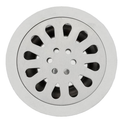 Rejilla Circular Para Piso En Acero Inoxidable 10cm
