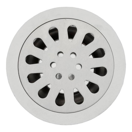 Rejilla Circular Para Piso En Acero Inoxidable 10cm