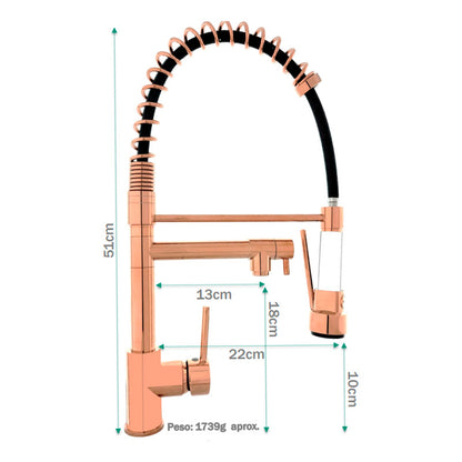 Combo Lavaplatos 77*45cm+griferia Lvp Gourmet Rose+acc