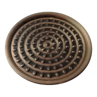 Ducha 30cm Bronce Antiguo Tubo 40cm