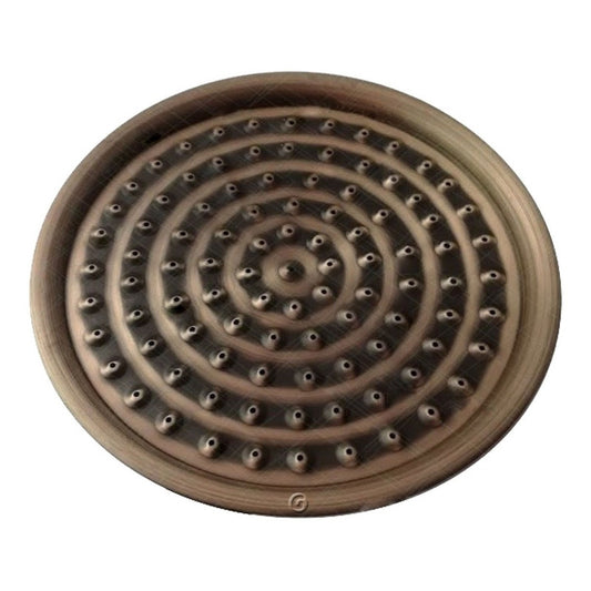 Ducha 30cm Bronce Antiguo Tubo 40cm