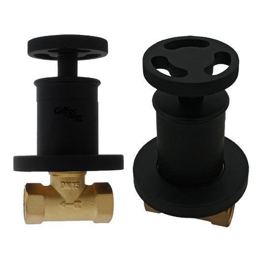 Manija/registro Para Ducha Industry Black Vintage
