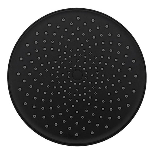 Regadera Ducha Redonda Negra Estilo Flor