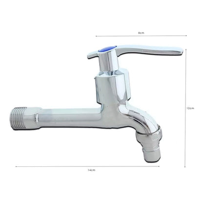 Grifería De Pared Para Lavadero Plateada