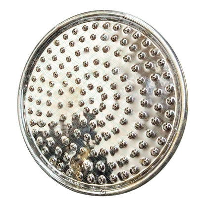 Ducha Con Tubo De 40cm Cobre Acabado Niquel 25cm