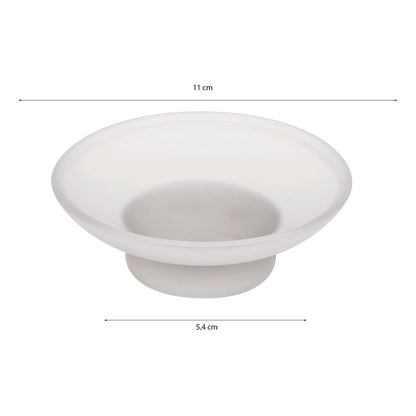 Repuesto Plato Jabonera + Vaso Cepillera Opaco/transparente